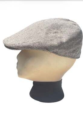 Newhattan Herringbone Ivy Cap Driving Hat